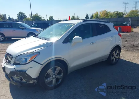 2013 Buick Encore Leather from USA, damaged, VIN KL4CJCSB7DB148340
